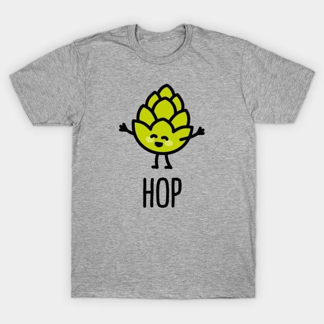 Hop malt BFF hipster couples beer friends men T-Shirt by LaundryFactory